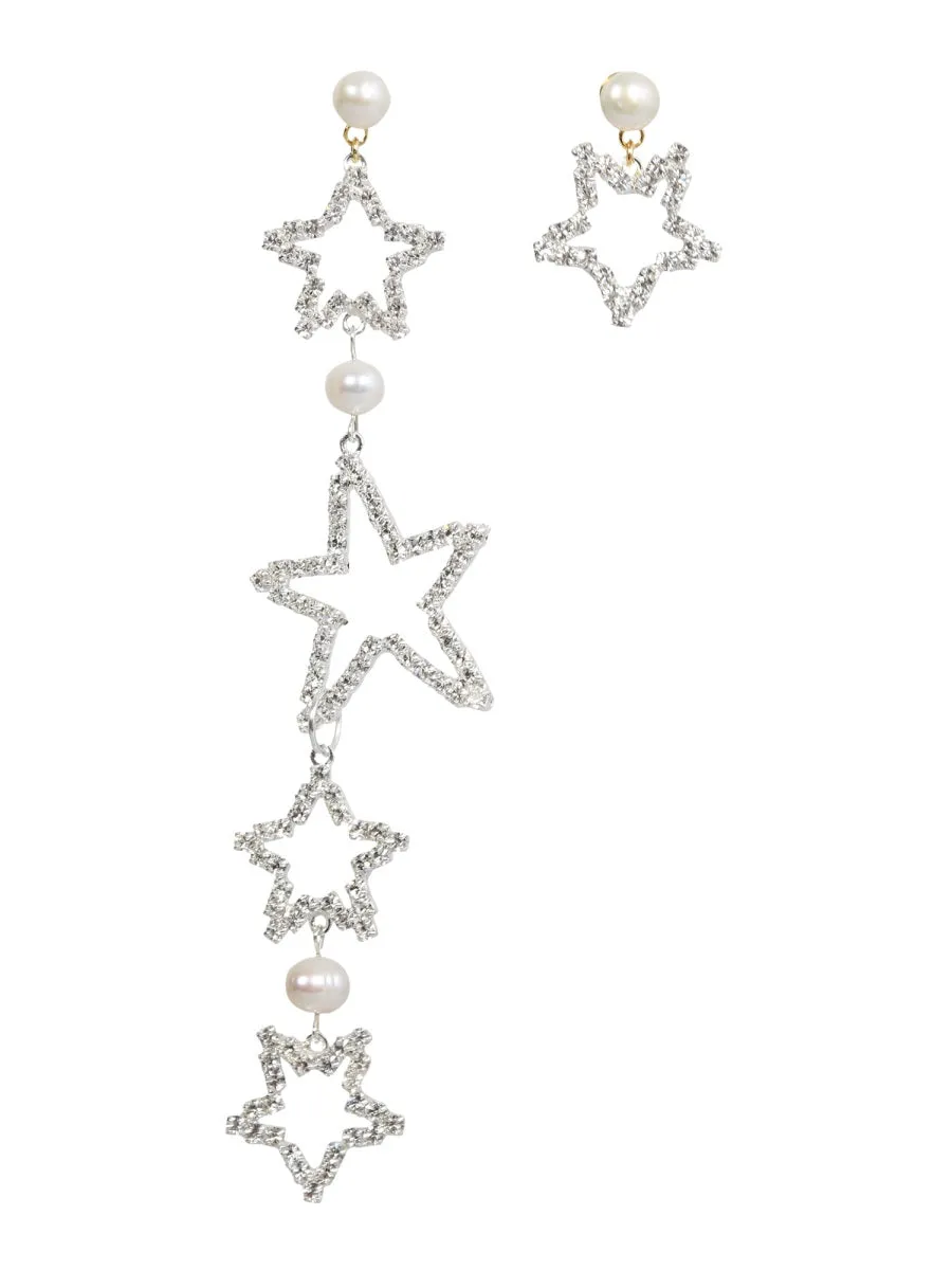 Magda Butrym Star Embellished Mix Earrings