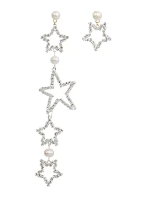 Magda Butrym Star Embellished Mix Earrings