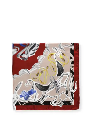 Maison Margiela Abstract Print Scarf