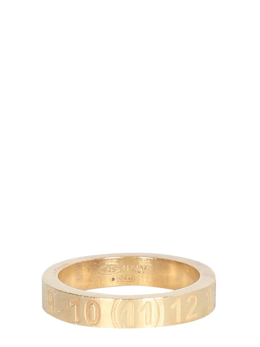 Maison Margiela Numbers Engraved Ring