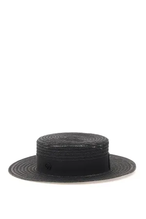 Maison Michel Andr Logo Plaque Hat