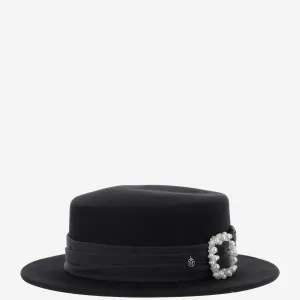Maison Michel Augusta Canotier Hat