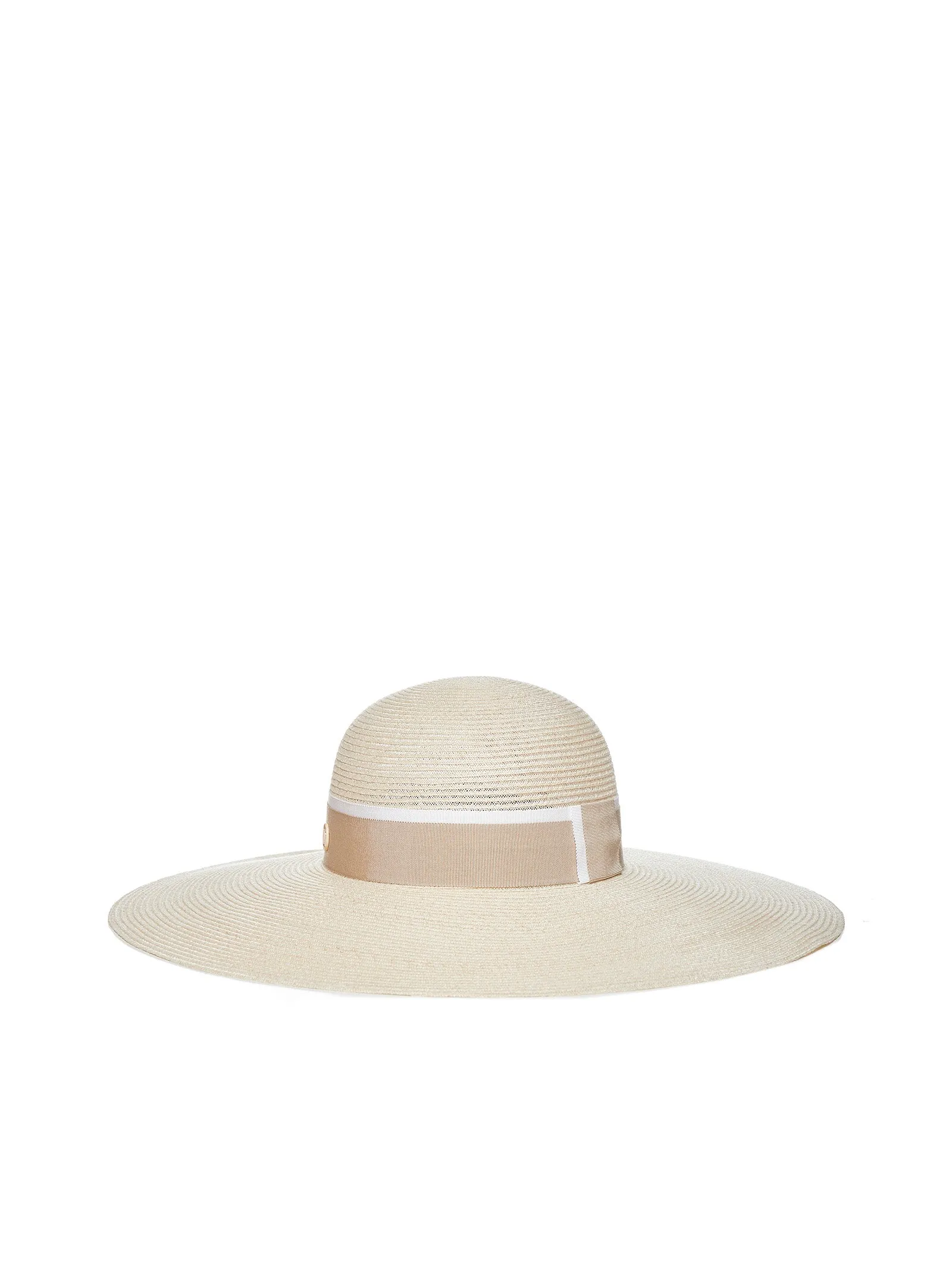 Maison Michel Blanche Logo Plaque Hat