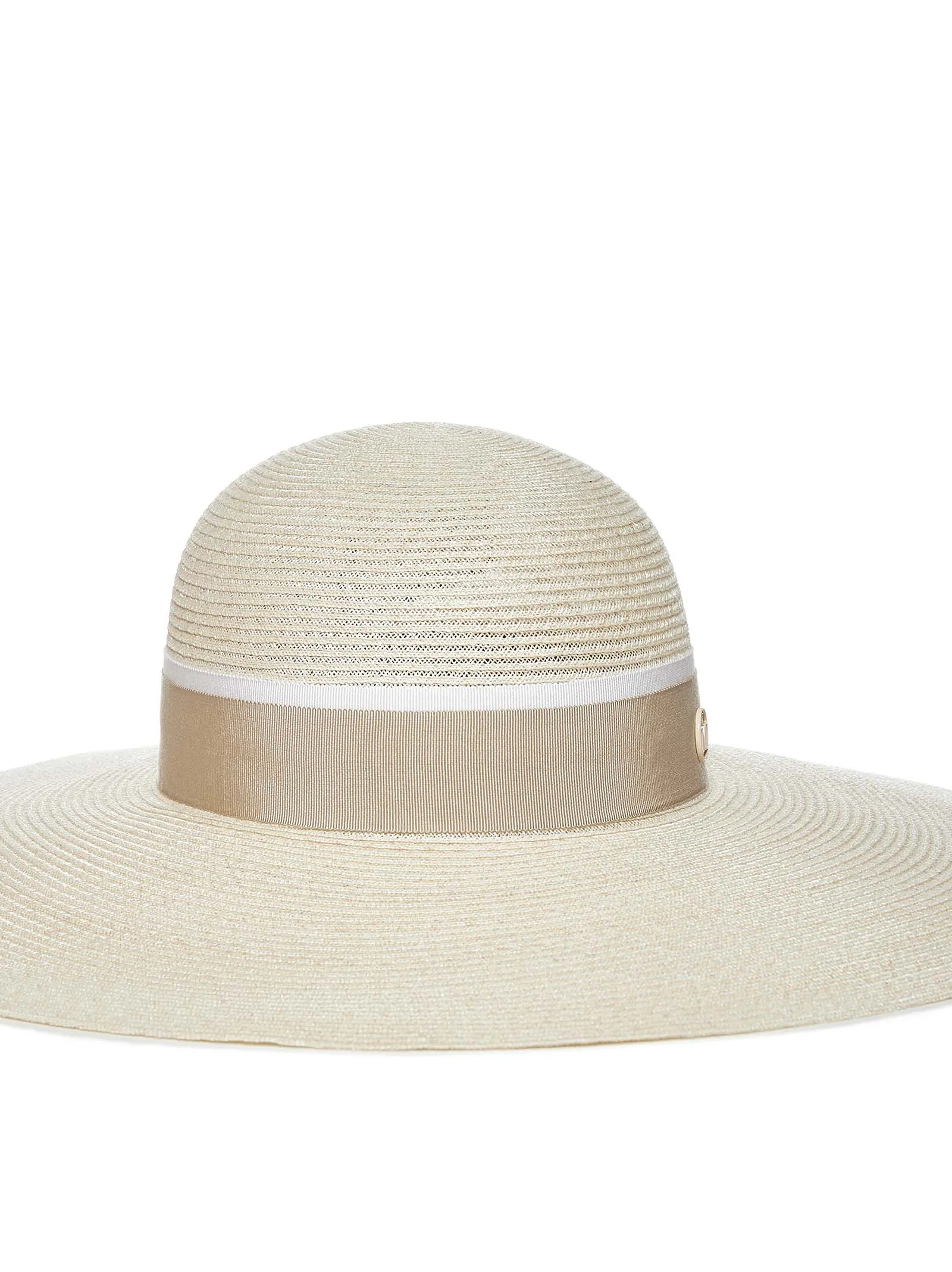 Maison Michel Blanche Logo Plaque Hat