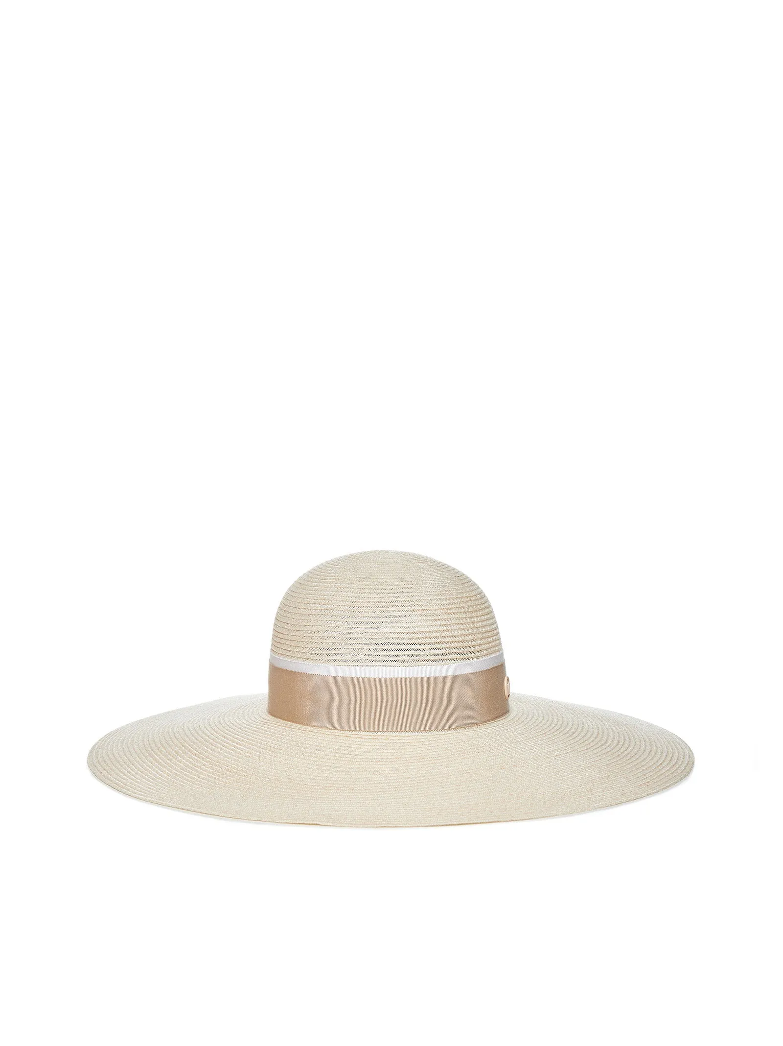 Maison Michel Blanche Logo Plaque Hat