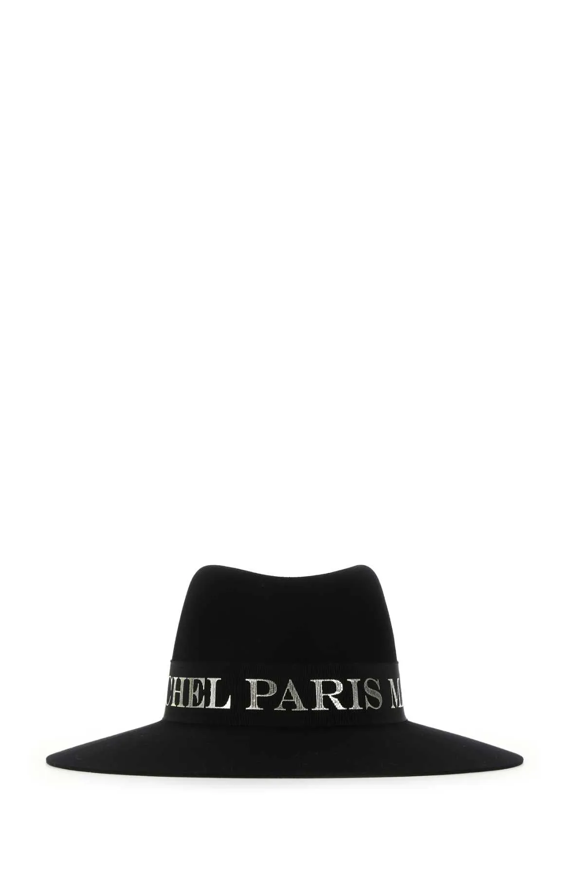 Maison Michel Charles Logo Trimmed Fedora Hat