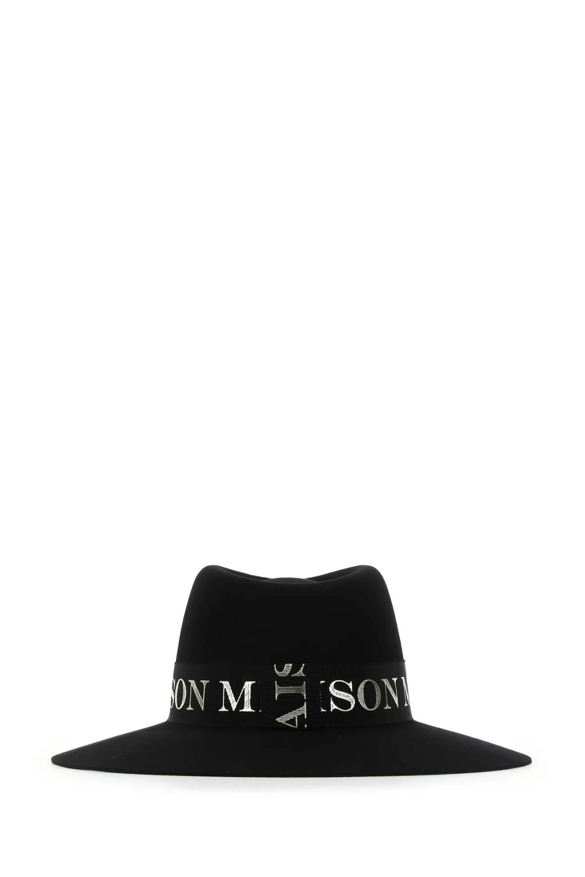 Maison Michel Charles Logo Trimmed Fedora Hat