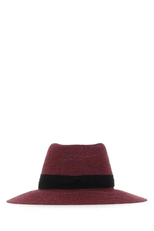Maison Michel Logo Plaque Fedora Hat