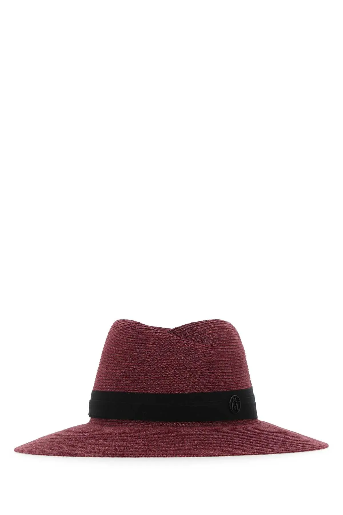 Maison Michel Logo Plaque Fedora Hat