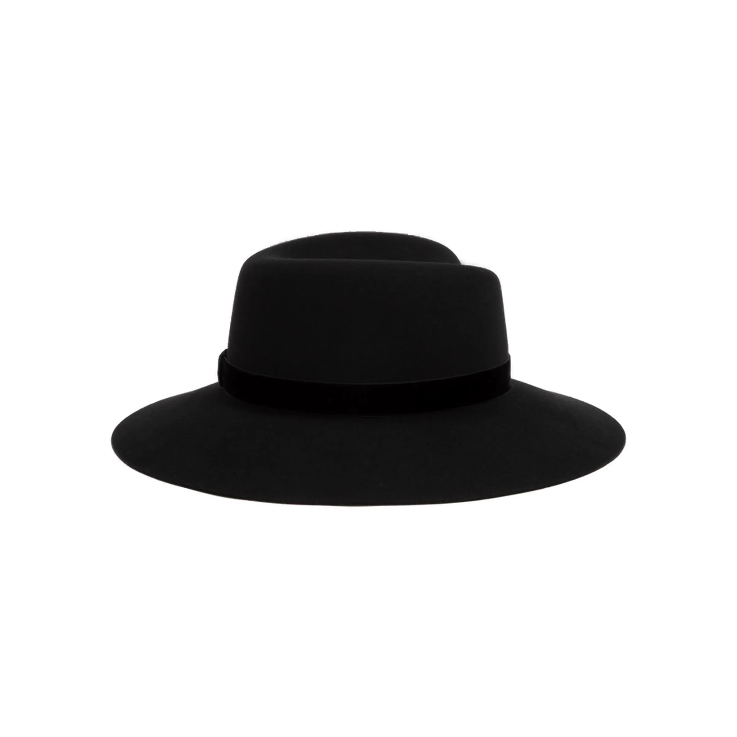 Maison Michel Logo Plaque Fedora Hat