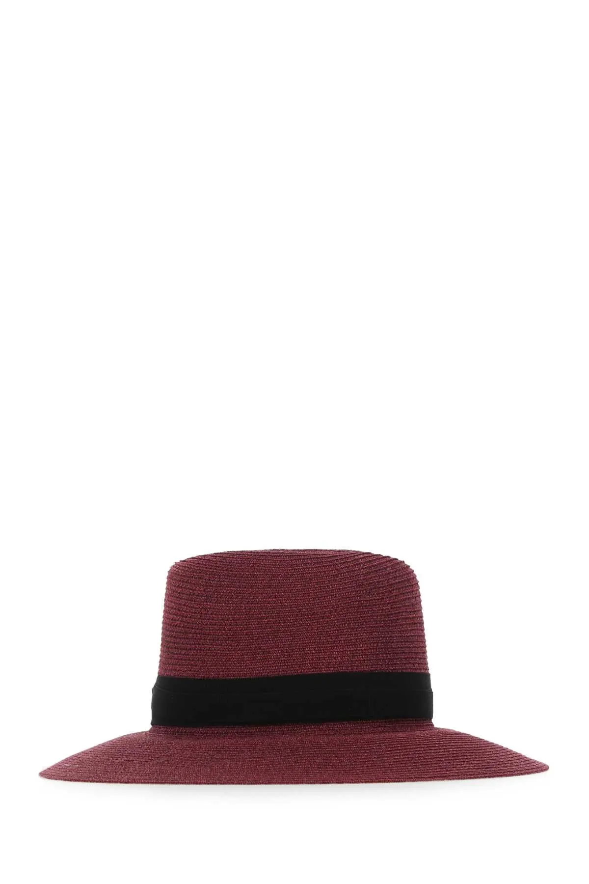 Maison Michel Logo Plaque Fedora Hat