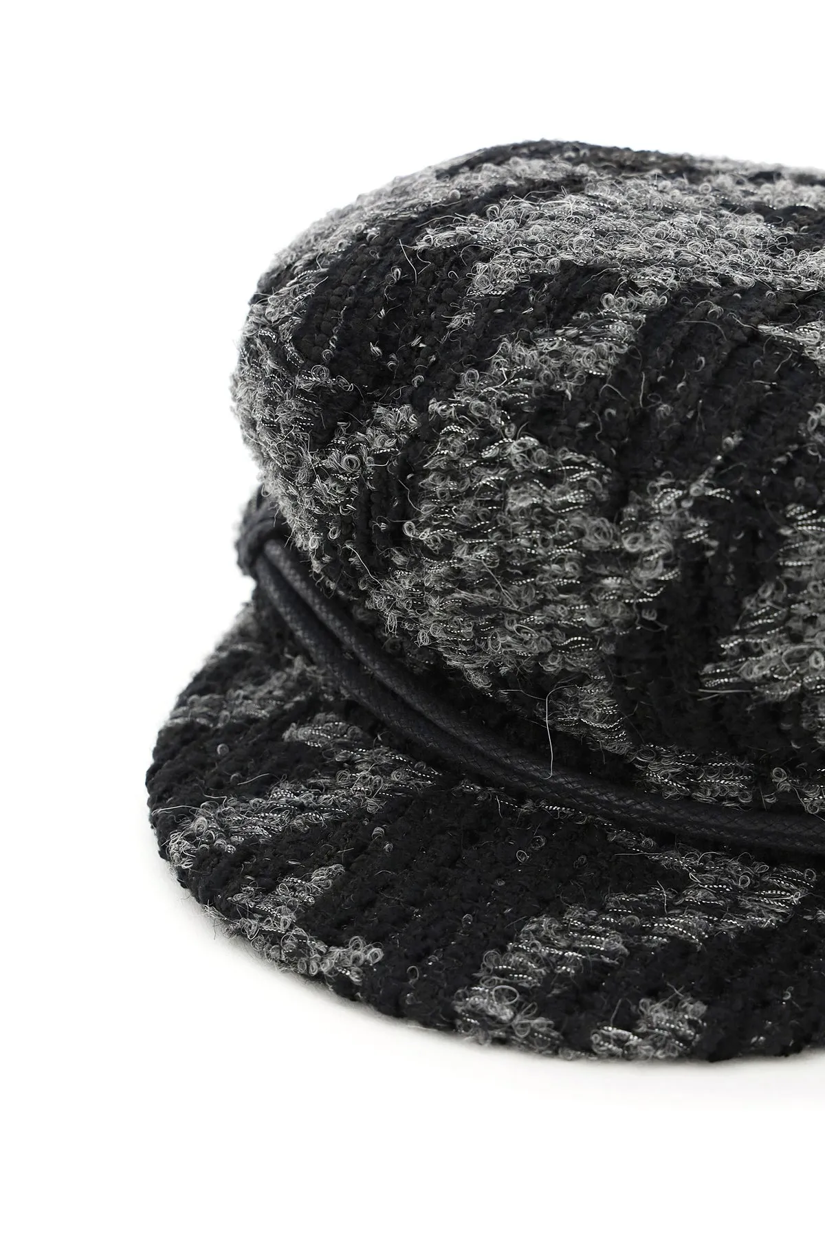 Maison Michel New Abby Houndstooth Sailor Cap