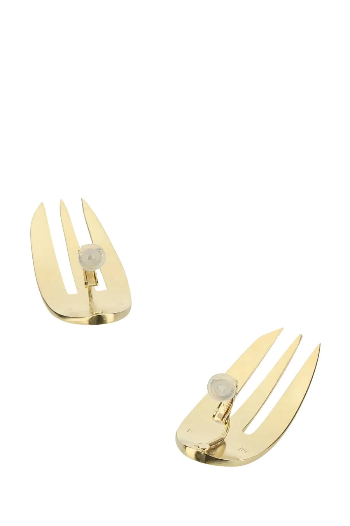 Marine Serre Forks Clip Earrings