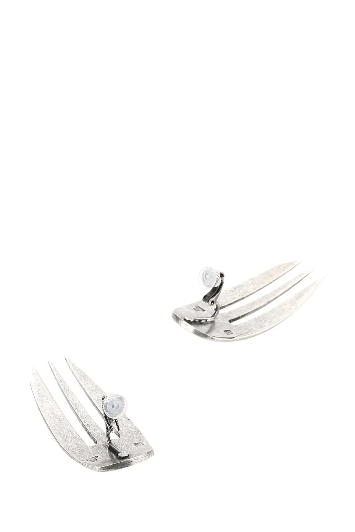 Marine Serre Forks Clip Earrings