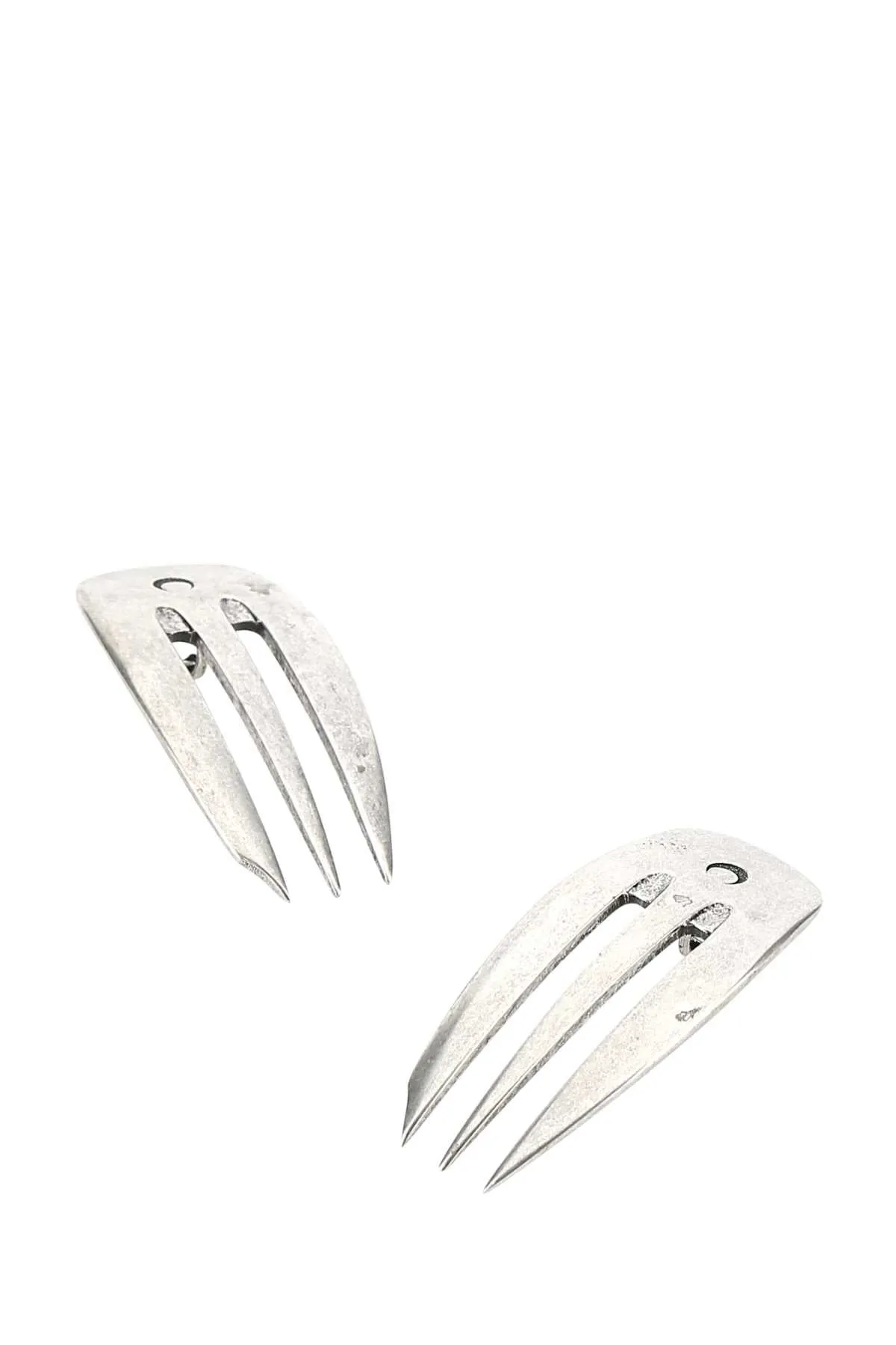 Marine Serre Forks Clip Earrings