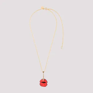 Marni Lips Pendant Necklace