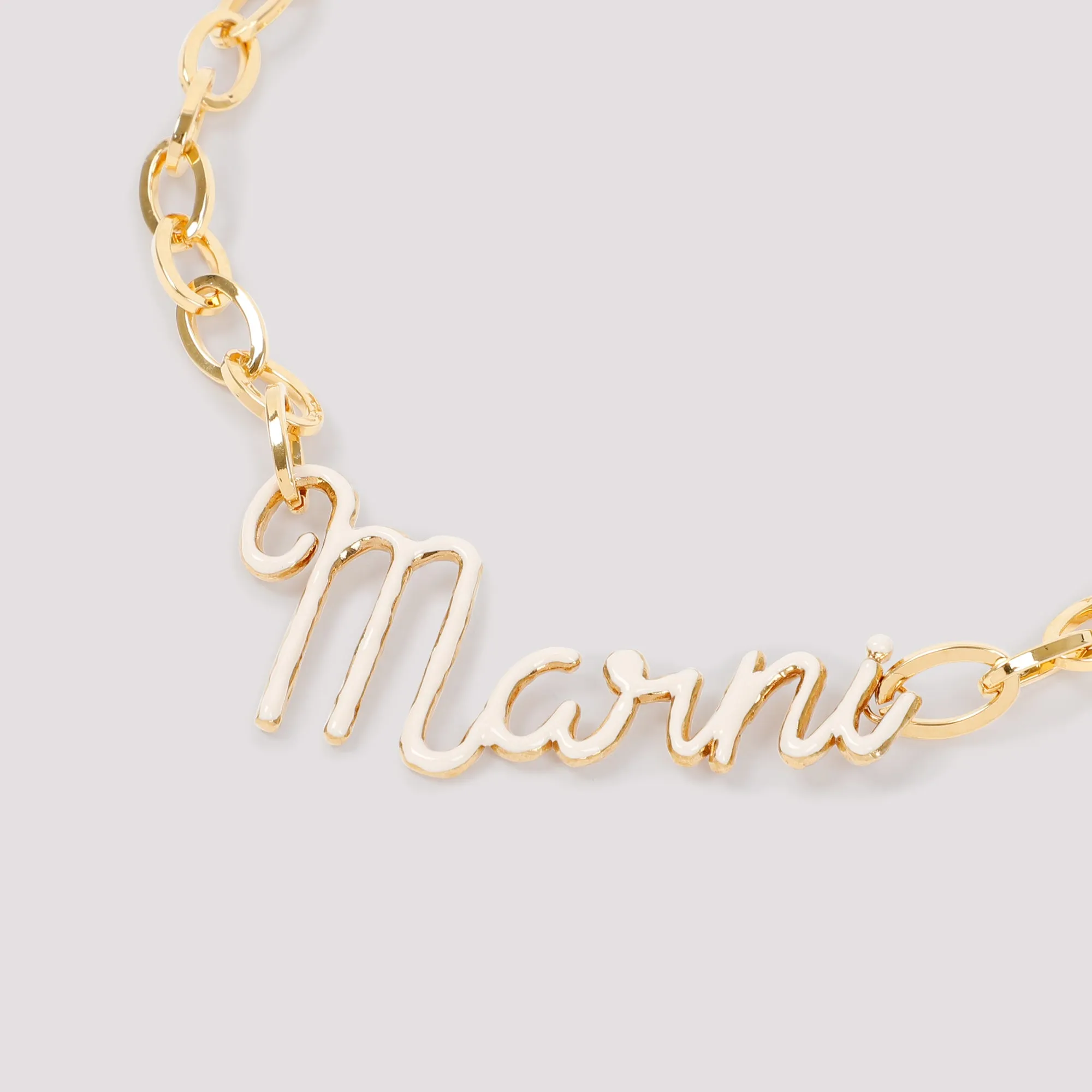 Marni Logo Chain Necklace