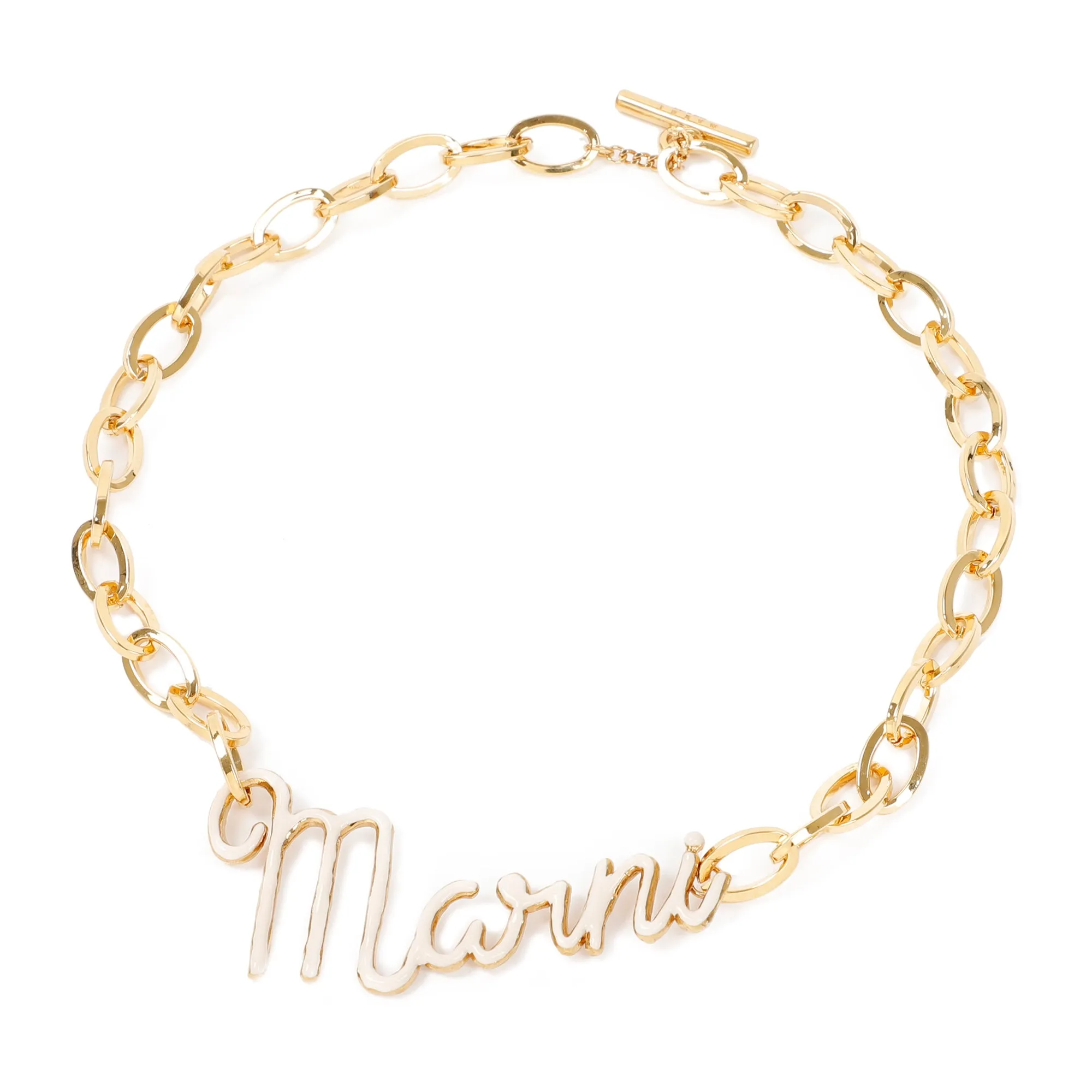 Marni Logo Chain Necklace
