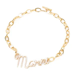 Marni Logo Chain Necklace