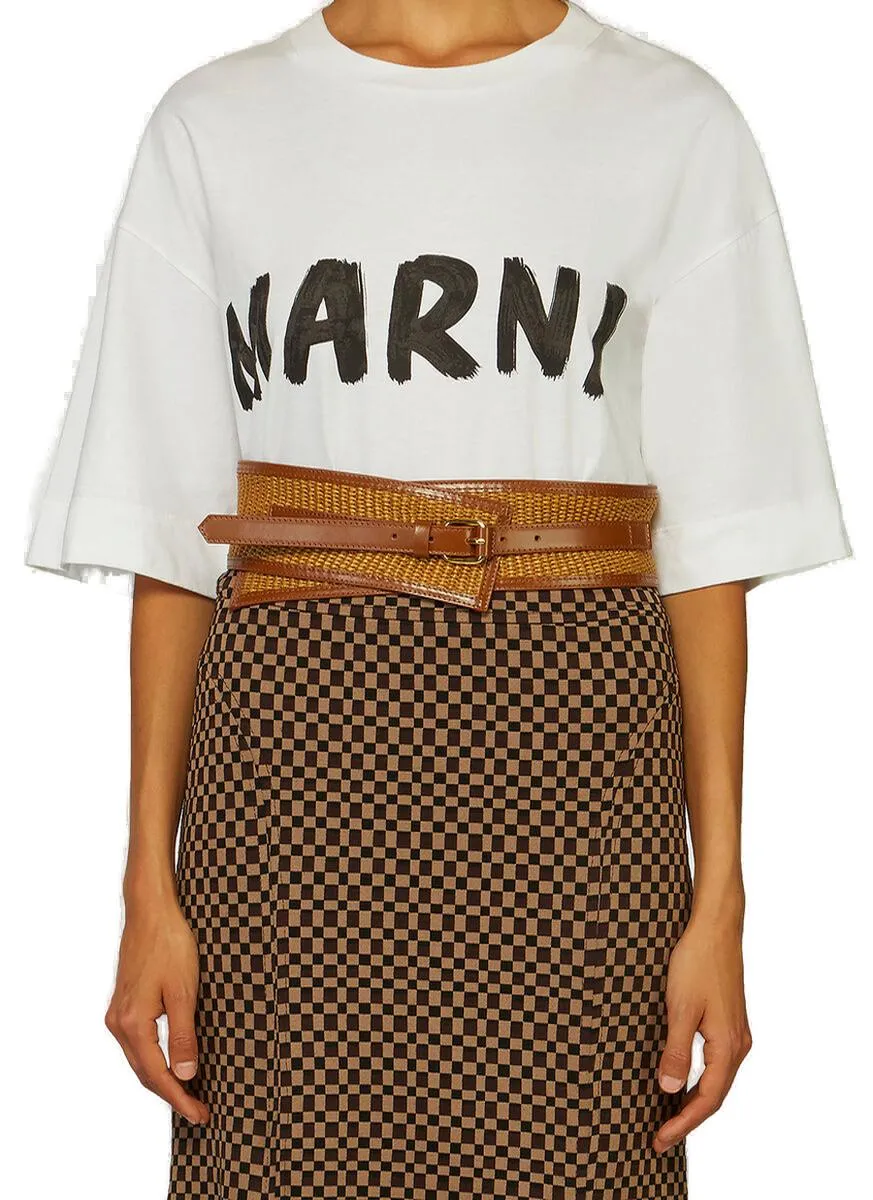 Marni Tropicalia Buckle Belt