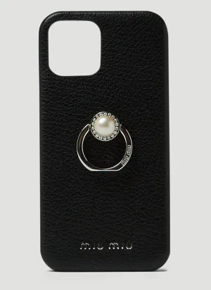Miu Miu Madras Pearl Ring iPhone 12 Pro Case