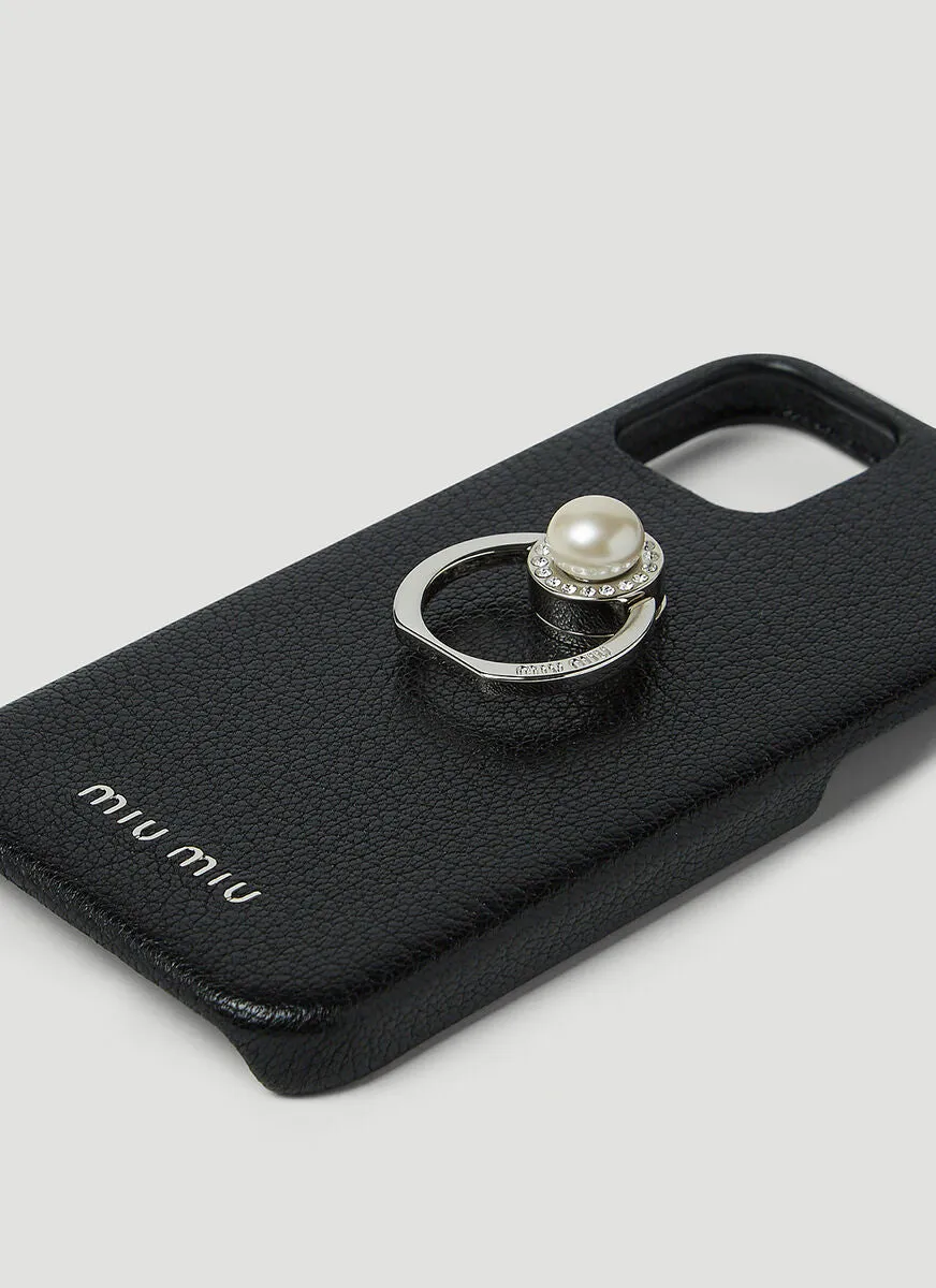 Miu Miu Madras Pearl Ring iPhone 12 Pro Case