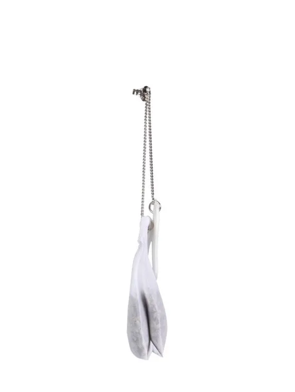 MM6 Maison Margiela Logo Plaque Single Earring