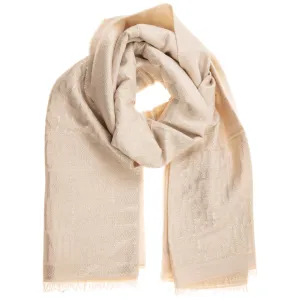 Moschino Allover Logo Scarf