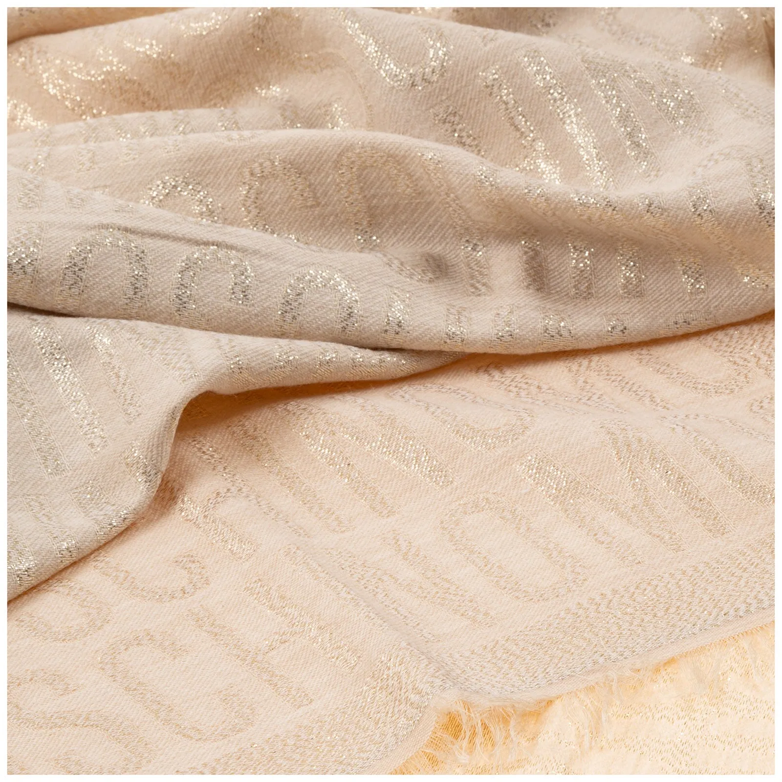 Moschino Allover Logo Scarf