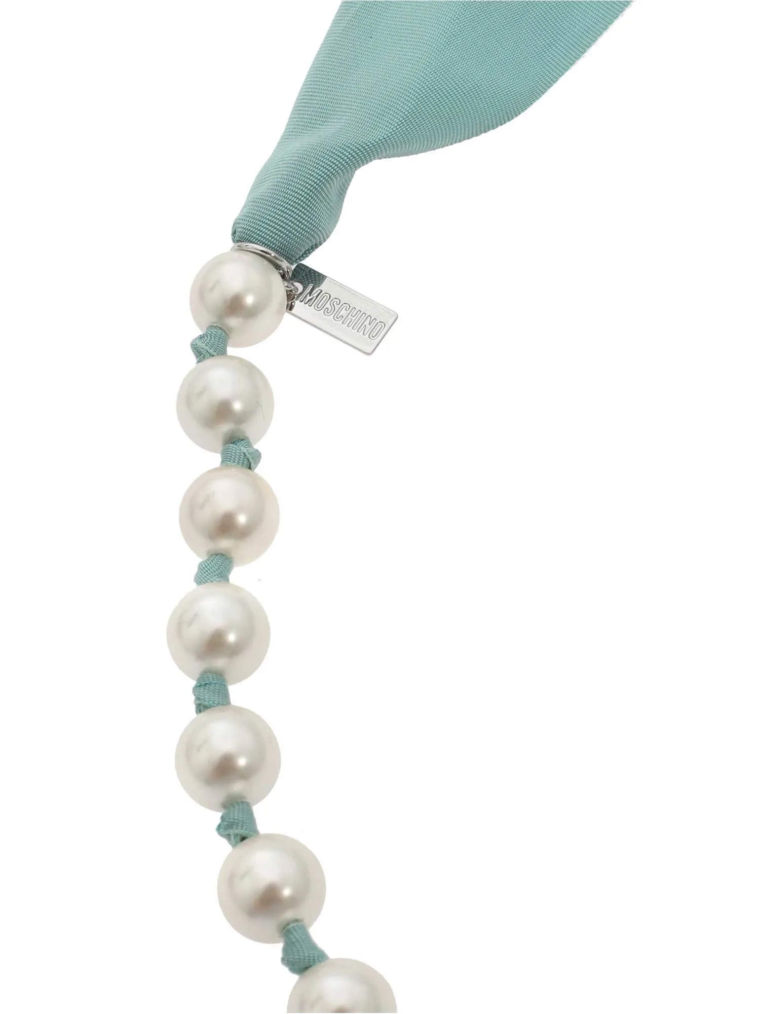 Moschino Embellished Tied Necklace