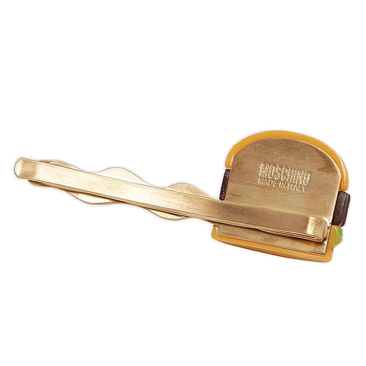 Moschino Logo Engraved Hair Clip