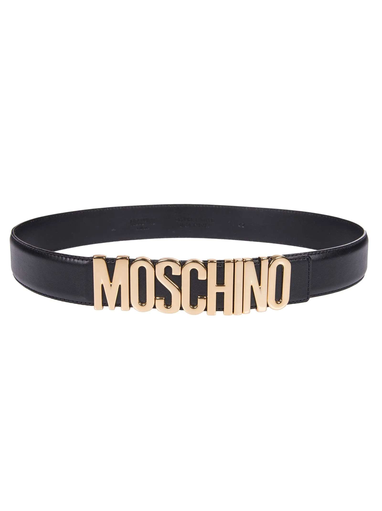 Moschino Logo Lettering Belt