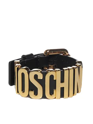 Moschino Logo Lettering Bracelet