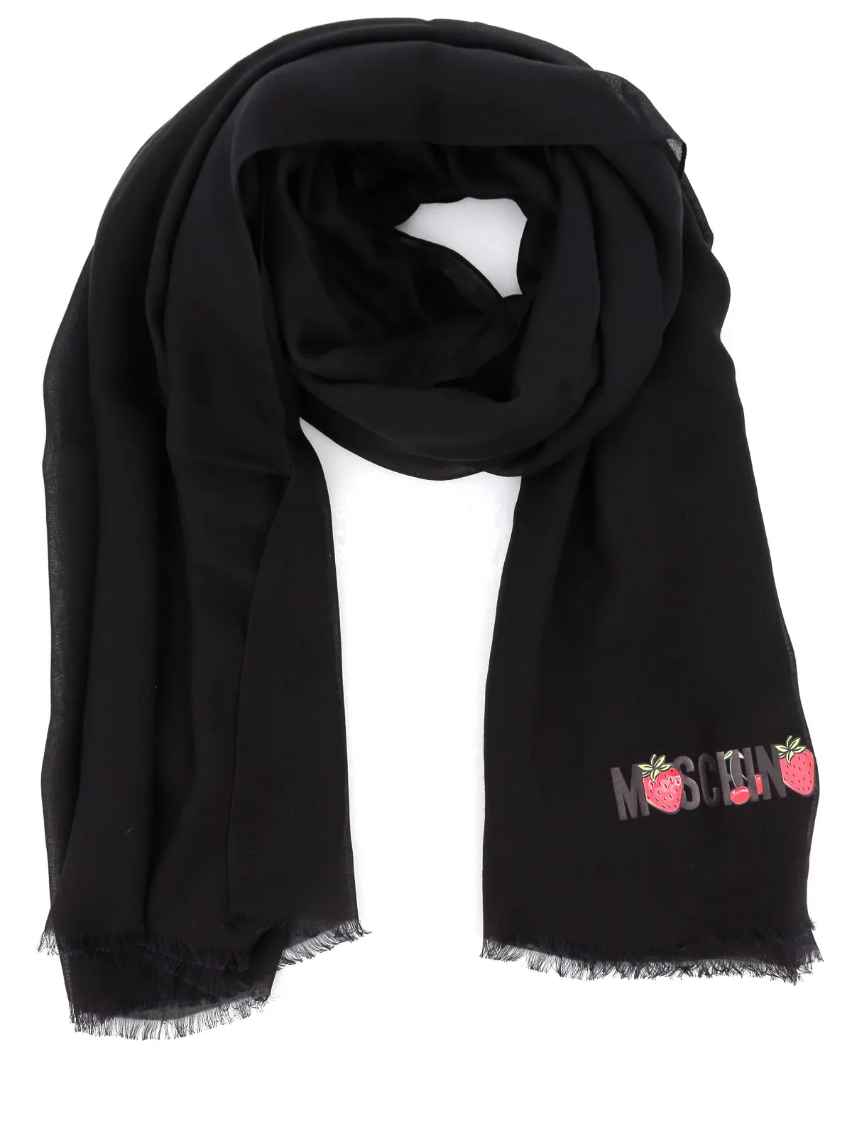 Moschino Logo Printed Scarf
