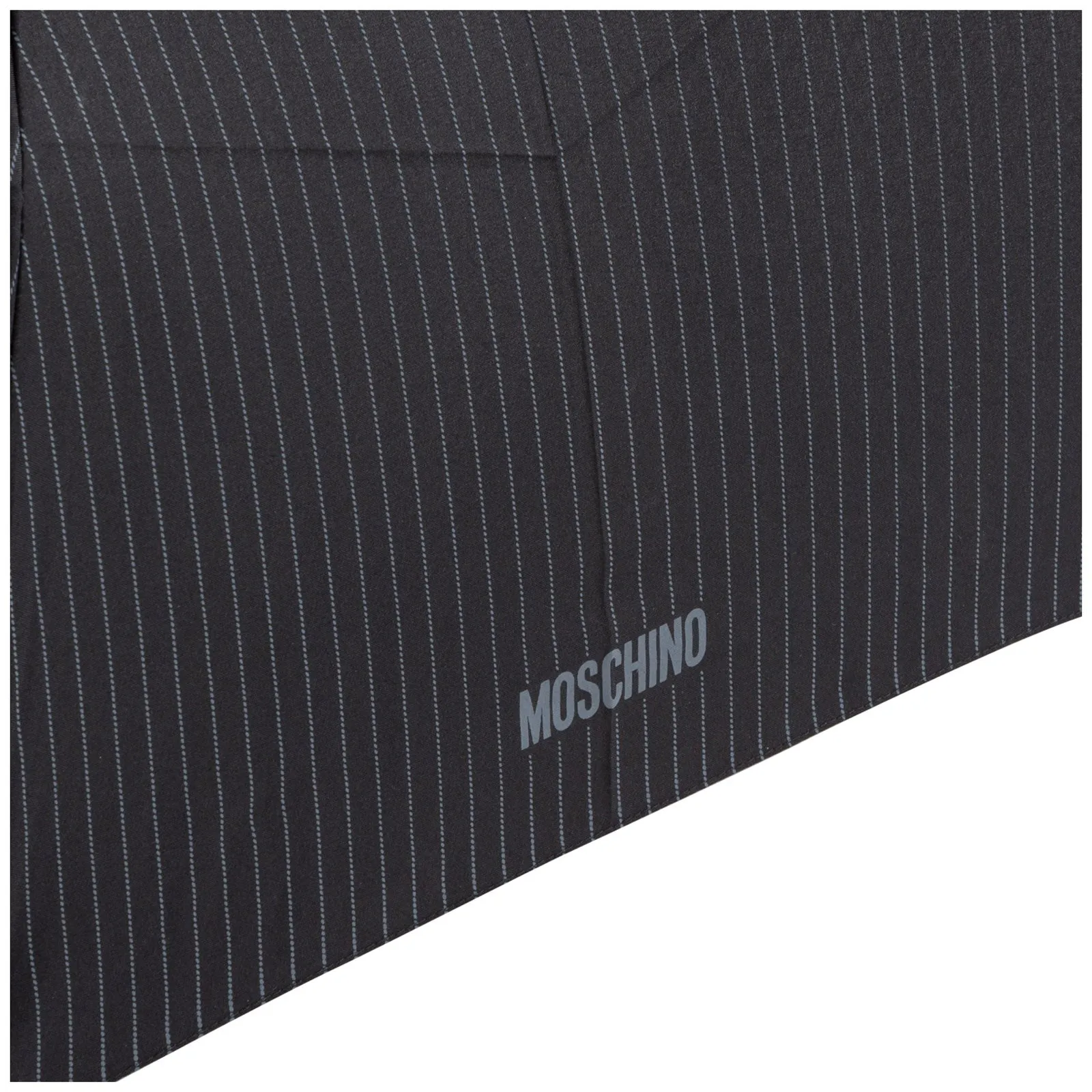 Moschino Striped Compact Umbrella