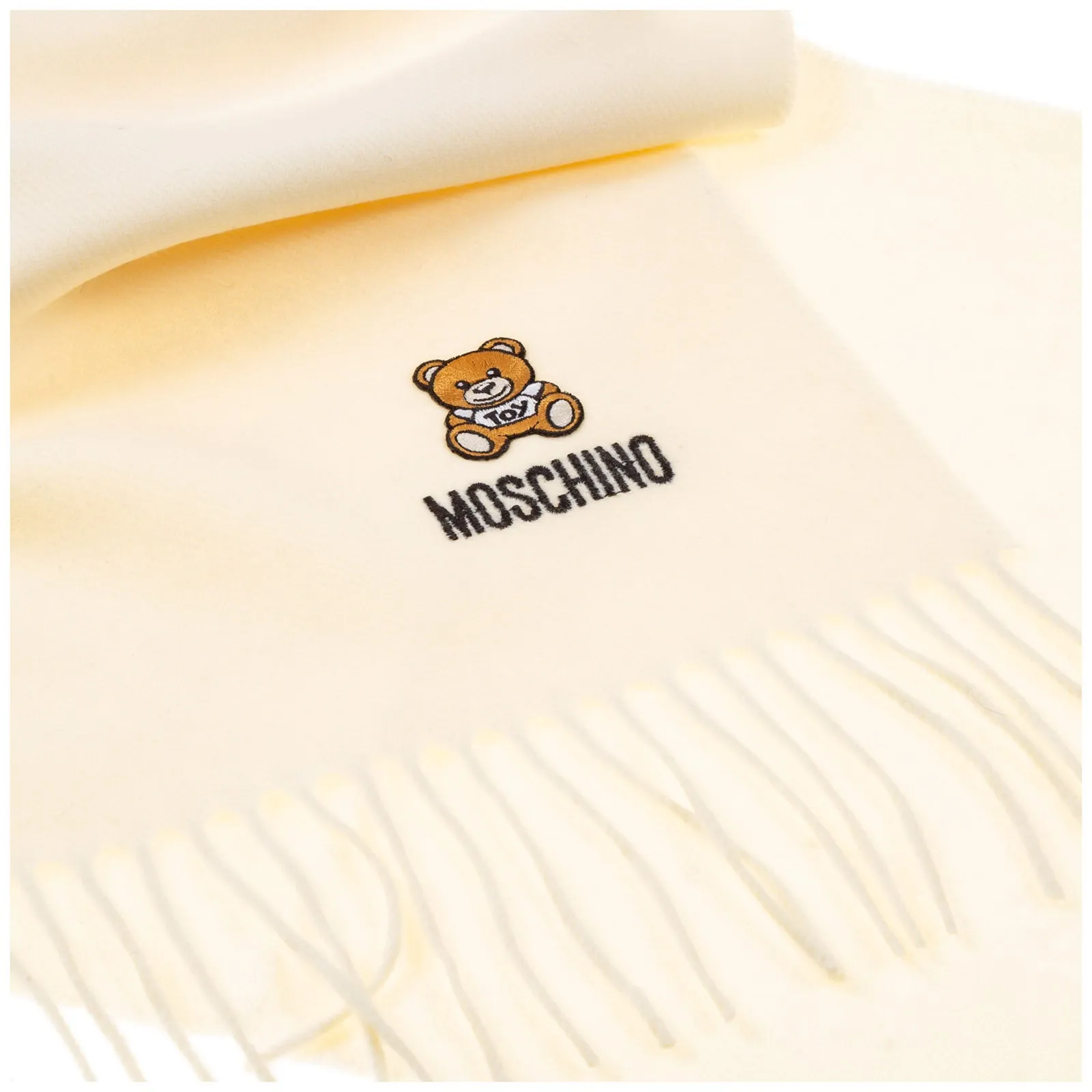 Moschino Teddy Embroidered Scarf
