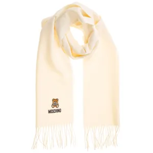 Moschino Teddy Embroidered Scarf