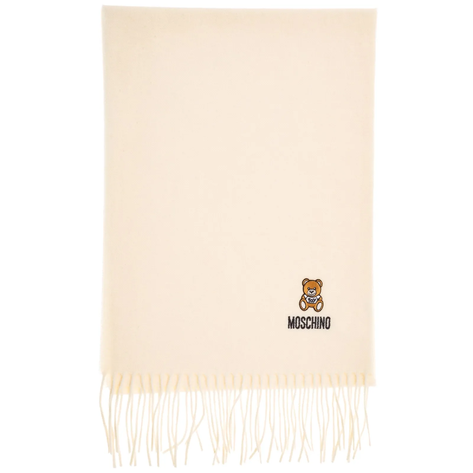 Moschino Teddy Embroidered Scarf