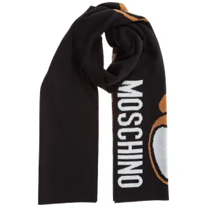 Moschino Teddy Intarsia Scarf
