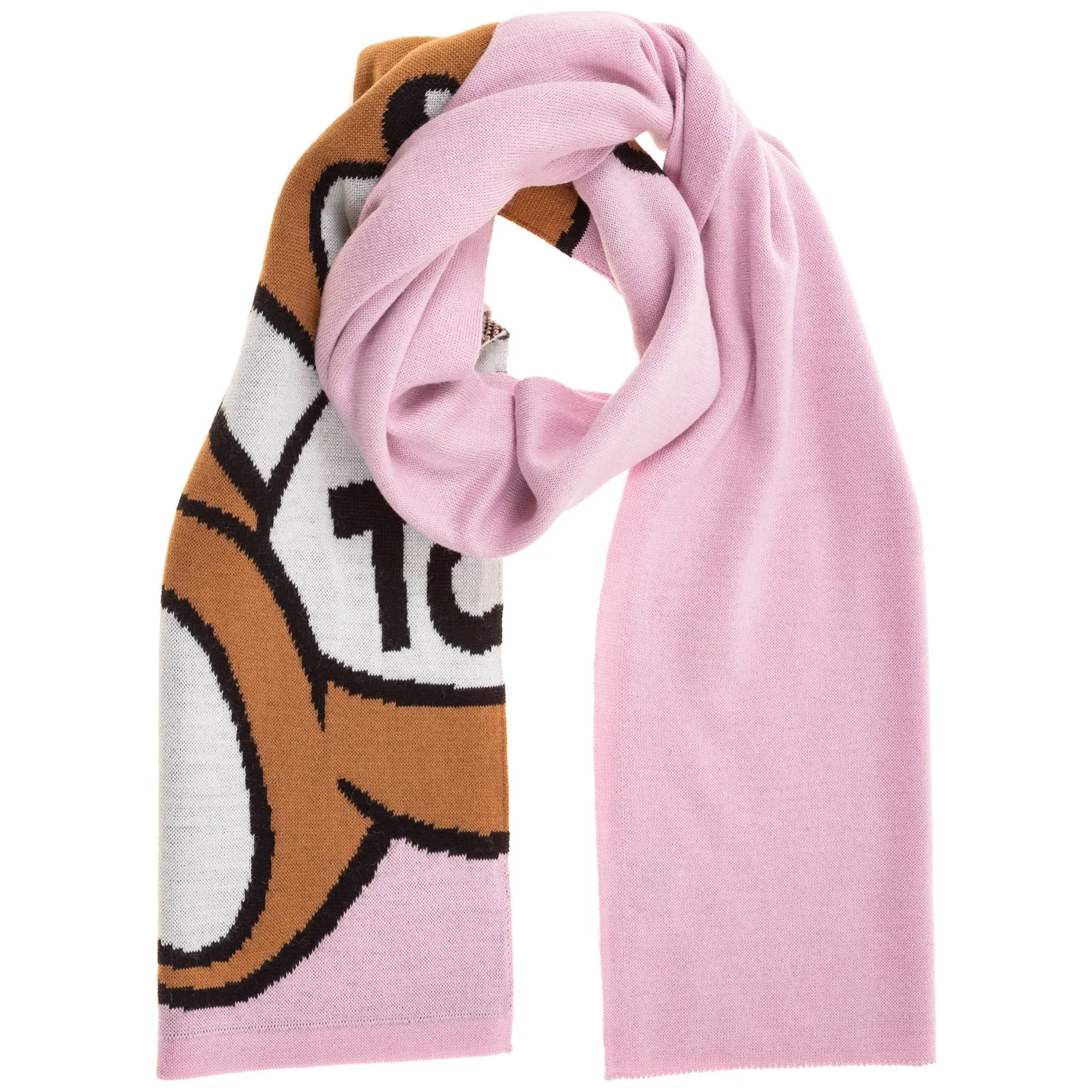 Moschino Teddy Intarsia Scarf