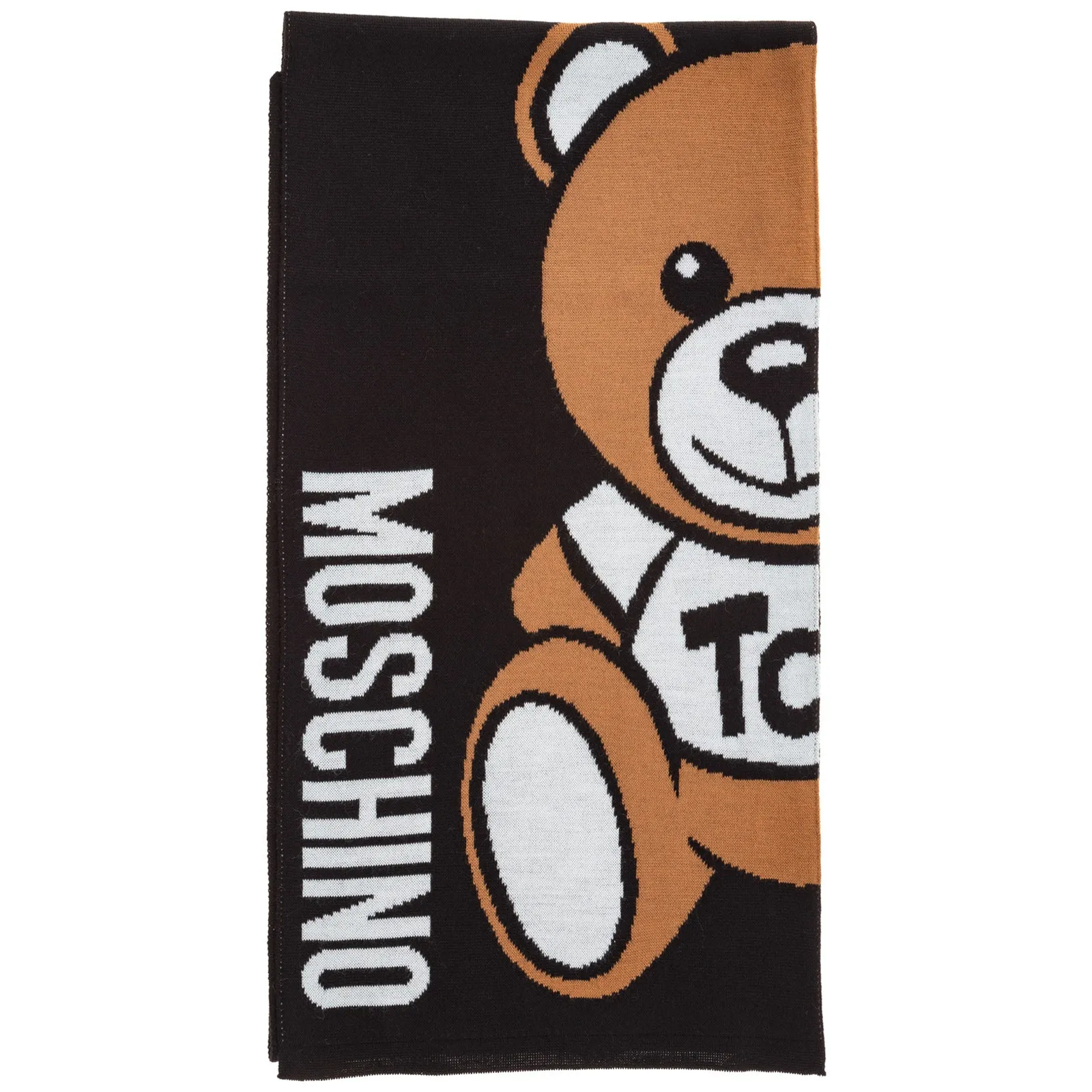 Moschino Teddy Intarsia Scarf