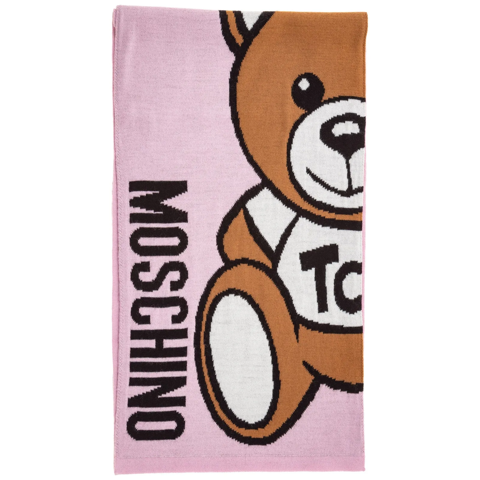 Moschino Teddy Intarsia Scarf