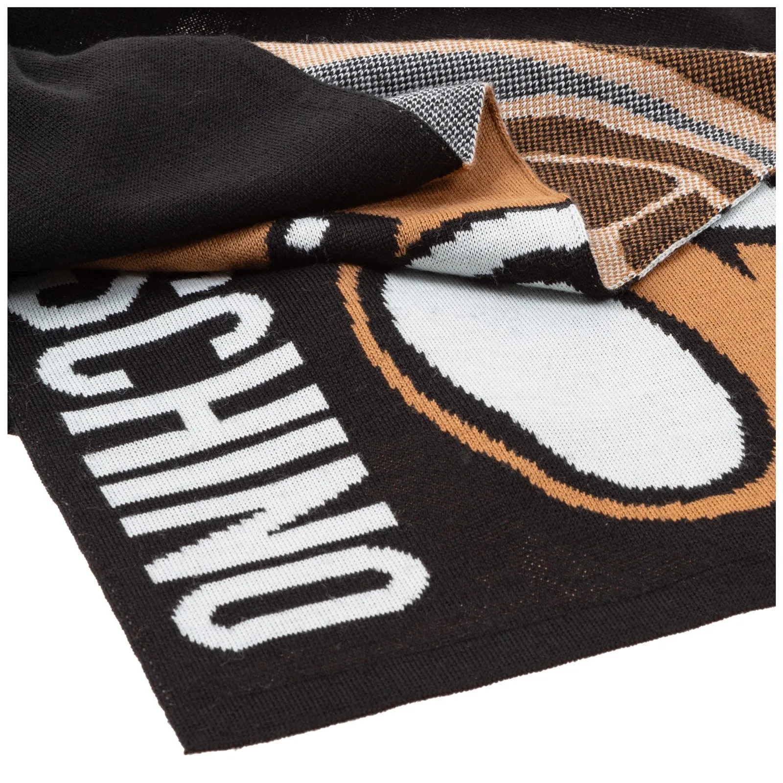 Moschino Teddy Intarsia Scarf