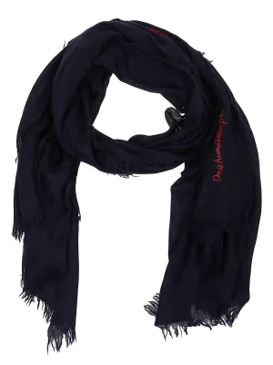 P.A.R.O.S.H. Embroidered Fringed Scarf
