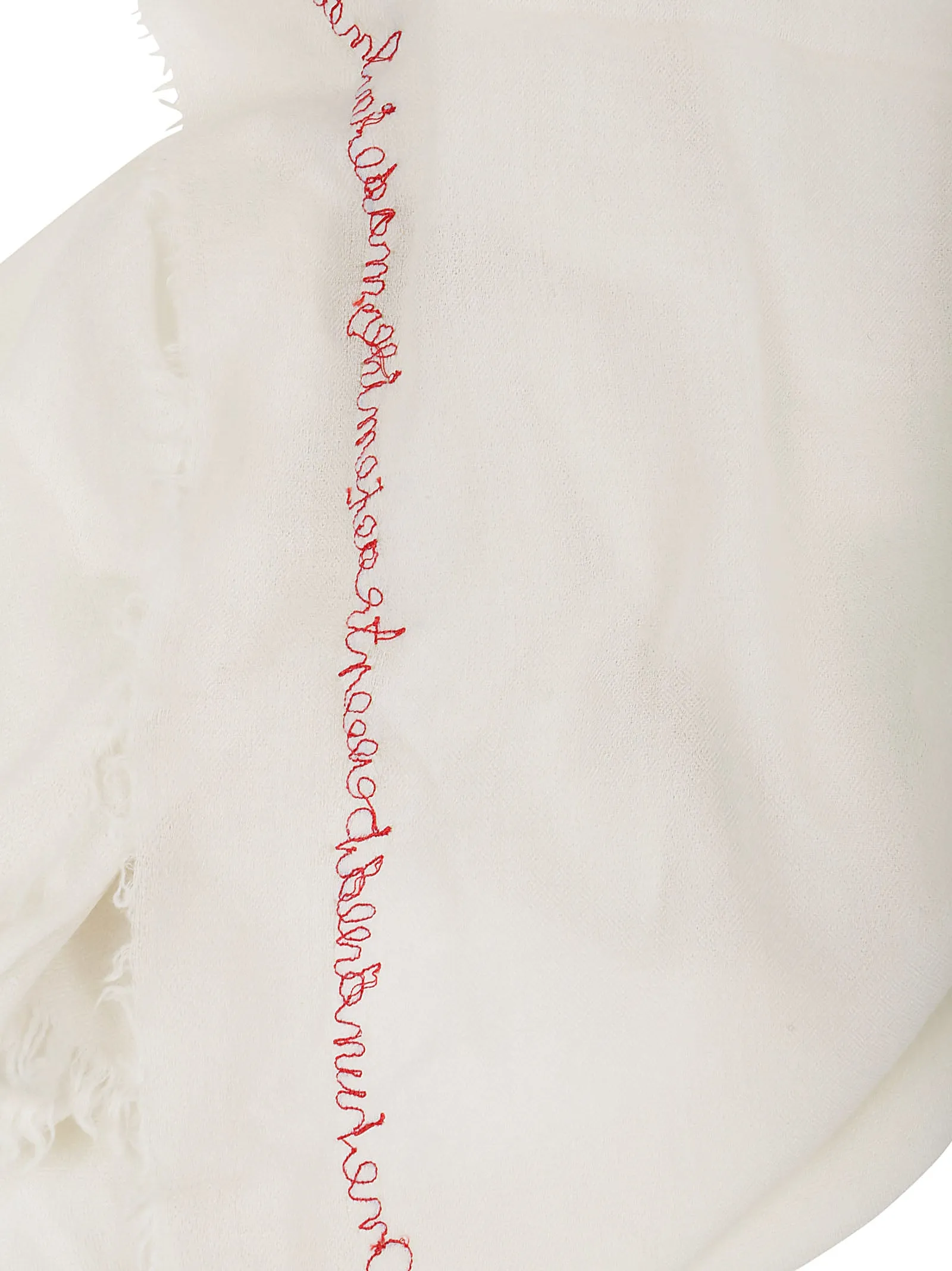 P.A.R.O.S.H. Embroidered Fringed Scarf