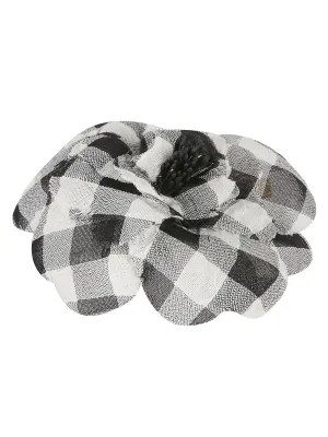 Philosophy Di Lorenzo Serafini Checked Floral Brooch