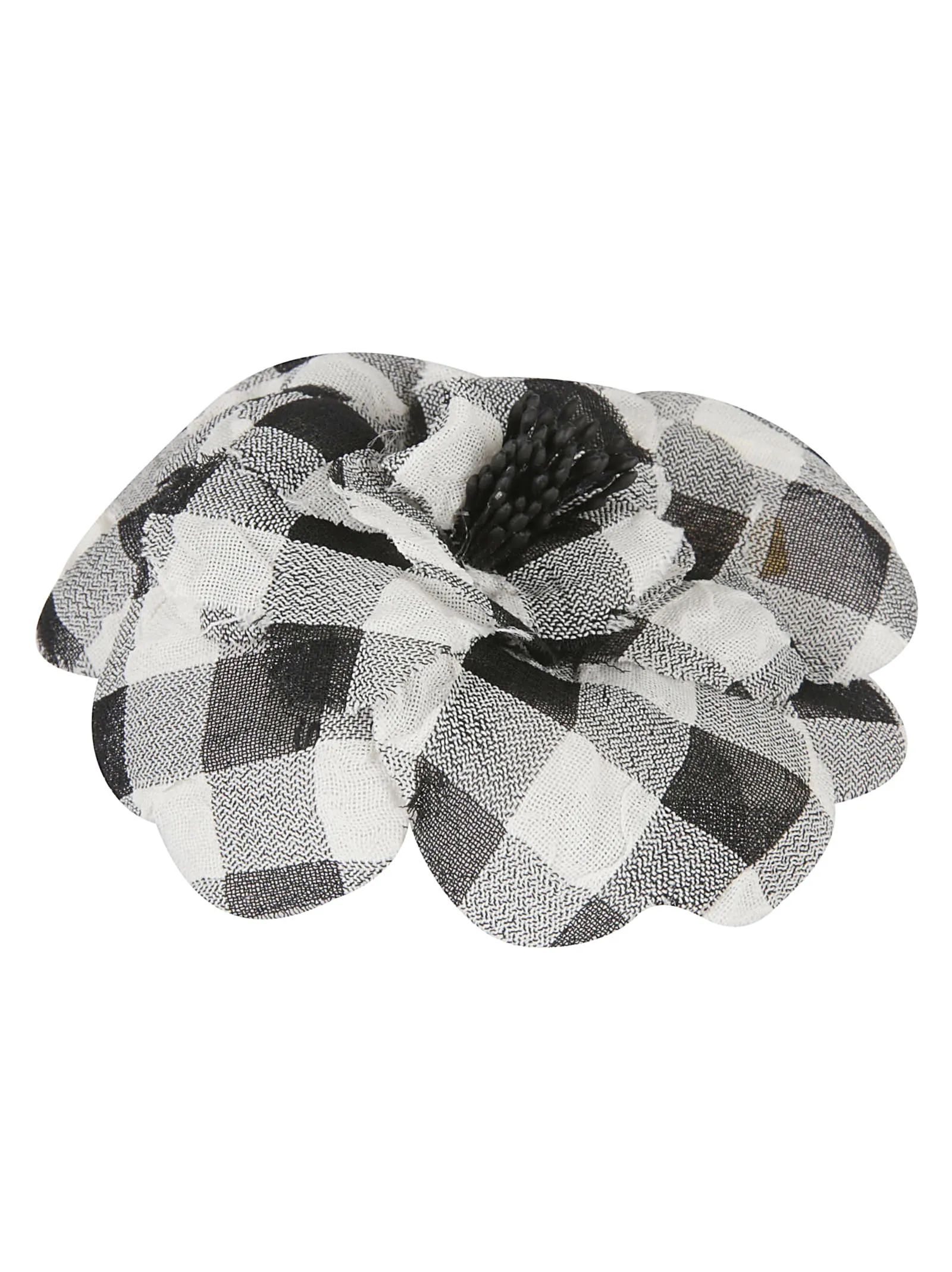Philosophy Di Lorenzo Serafini Checked Floral Brooch