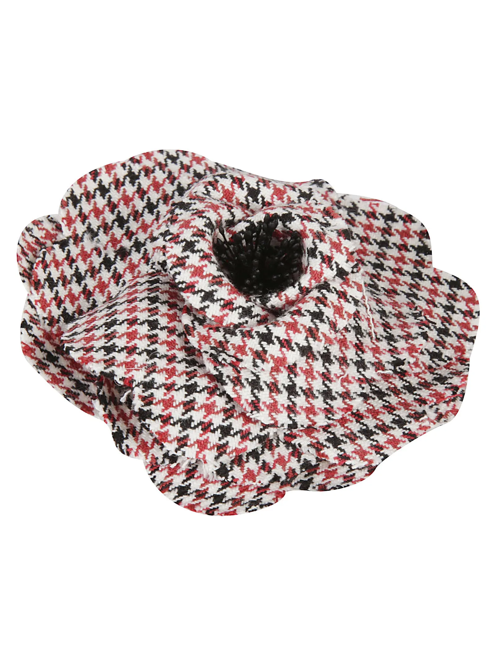 Philosophy Di Lorenzo Serafini Houndstooth Floral Brooch