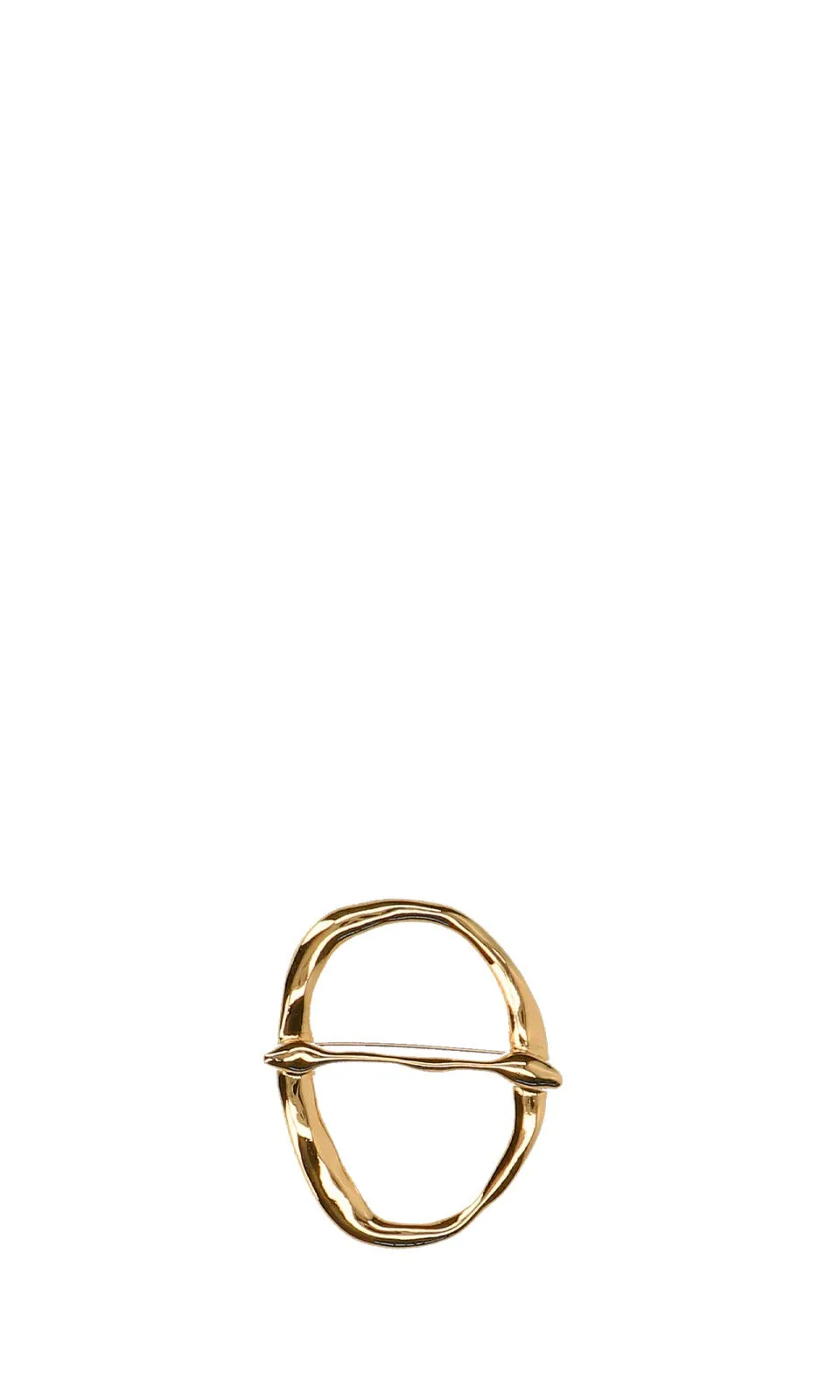 Rejina Pyo Logo Engraved Brooch