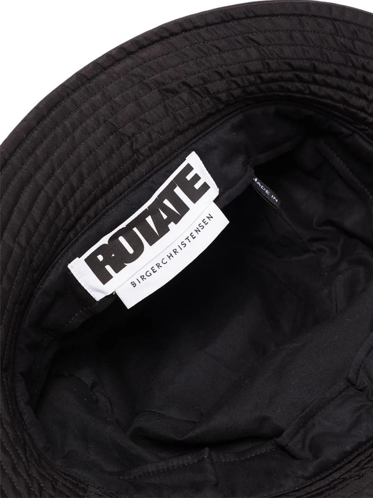 ROTATE Logo Embroidered Bucket Hat